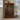 Traditional Wooden Wardrobe Armoire With Arched Glass Doors And Storage Drawer For Bedroom