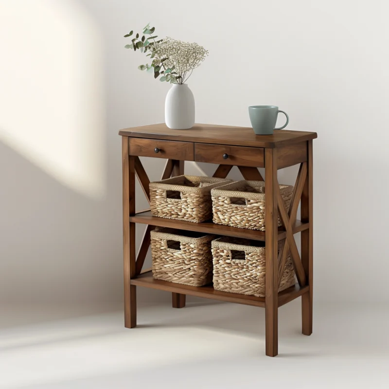 Console Table for Storage and Home Decor