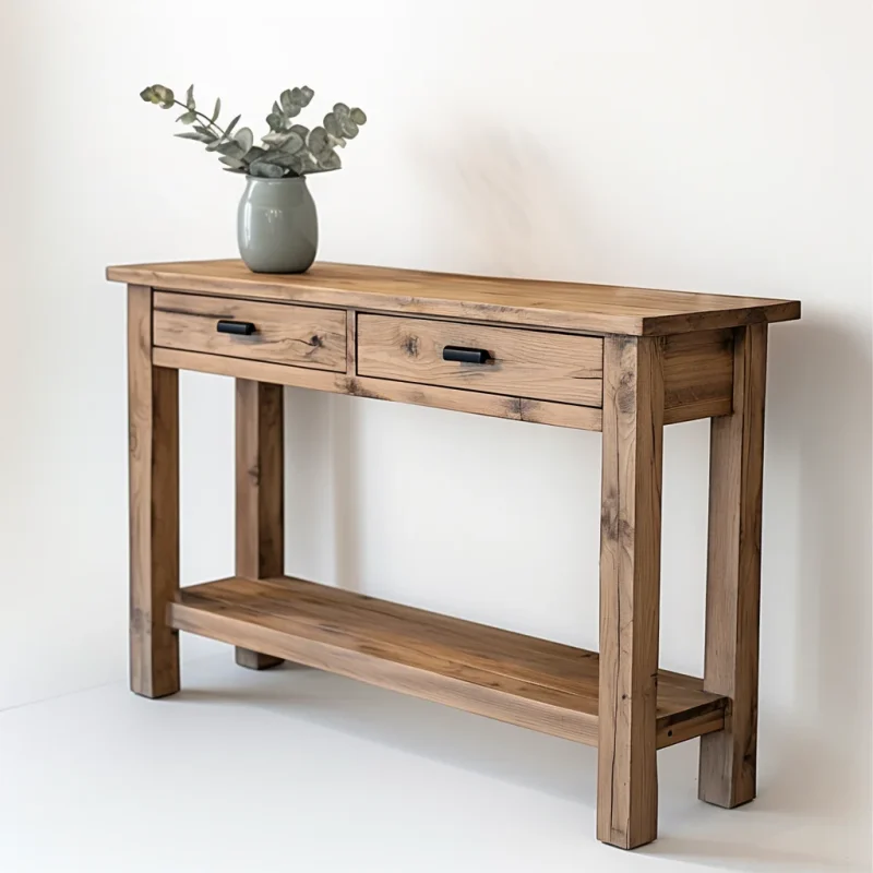 Console Table Storage Display Home Decor