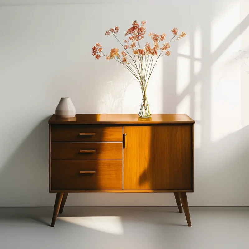 Mid Century Modern Console Table Elegant Functional Design