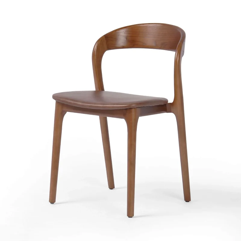 Curved Dining Chair Sculpted Seat