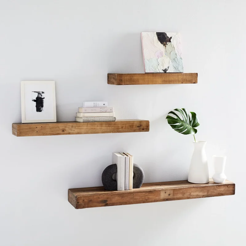 Modern Floating Wall Shelf Decorative Display Unit