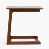 C Side Table with innovative C-shaped design and smooth finish.