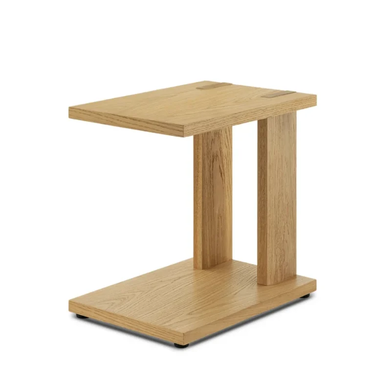 Elegant C Shaped Side Table Space Saving and Versatile