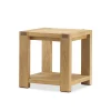 Modern Minimalist Side Table with a sleek design and open storage shelf perfect for any contemporary space