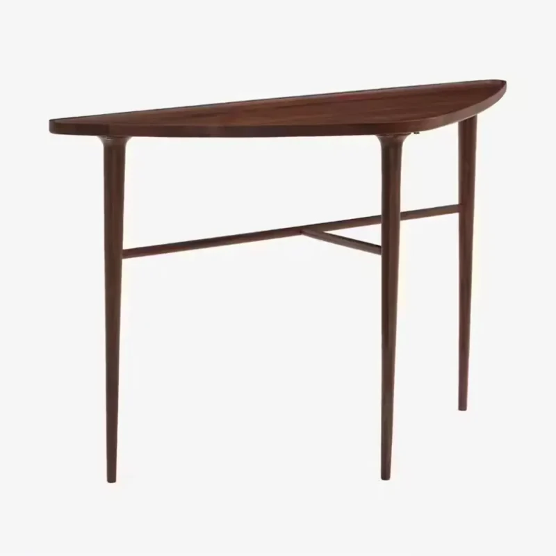 Vintage Console Table with slender legs and triangular top