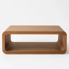 Zen Arc Coffee Table in modern minimalist living room interior